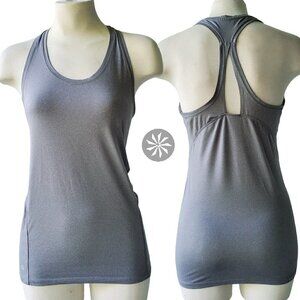 Athleta Limitless Keyhole Tank Top Gray Size XS